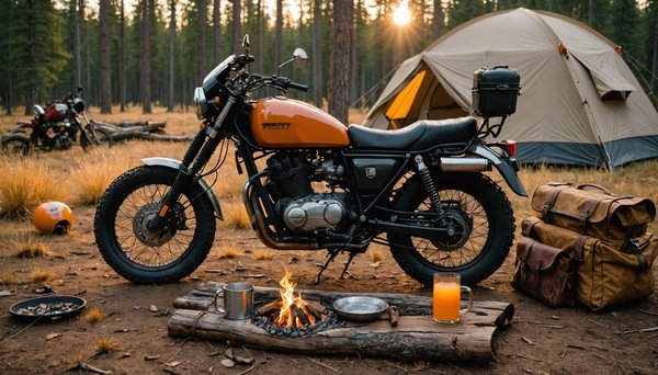 Camper avec sa moto en pleine nature : une aventure exceptionnelle