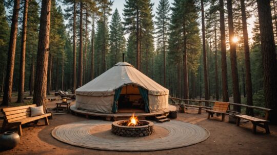 Camping en yourte : le confort de la nature sauvage