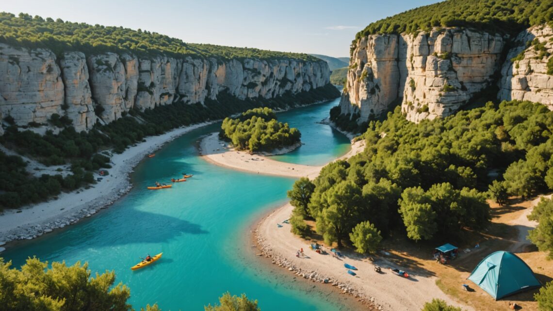 Guide des emplacements de tente en Ardèche pour camper