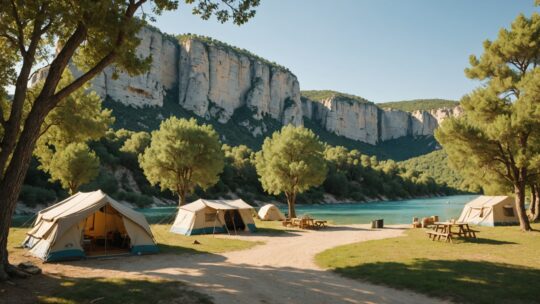 Guide ultime pour un camping idyllique en Ardèche au bord de la rivière