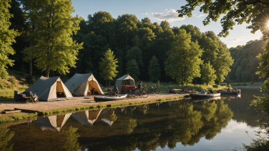 Quels sont les activités tournées vers la nature proposées par les campings du Périgord noir ?