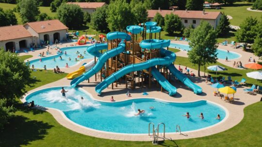 Camping avec parc aquatique en auvergne-rhône-alpes